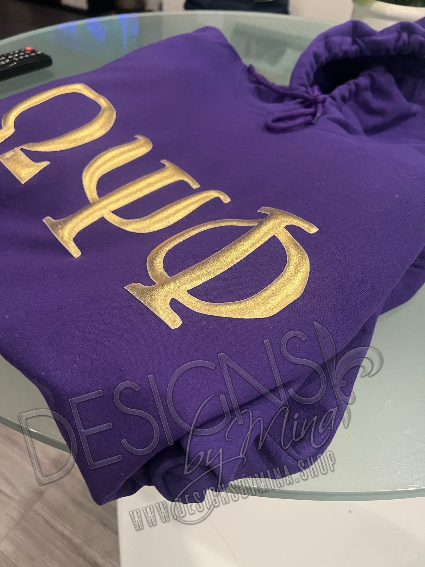 Omega Psi Phi 3D puff Hoodie