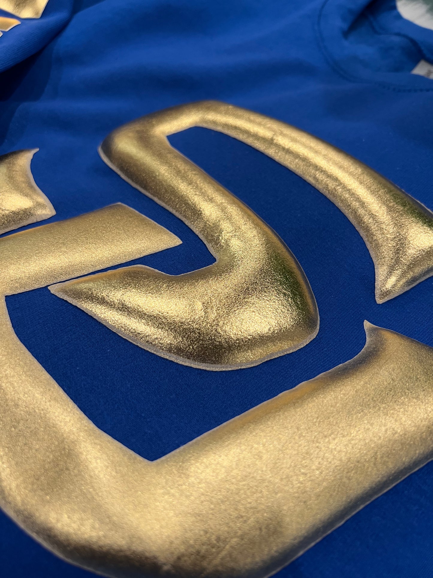 Southern 3D Metallic Gold Puff Sweatshirt | Youth | Adult