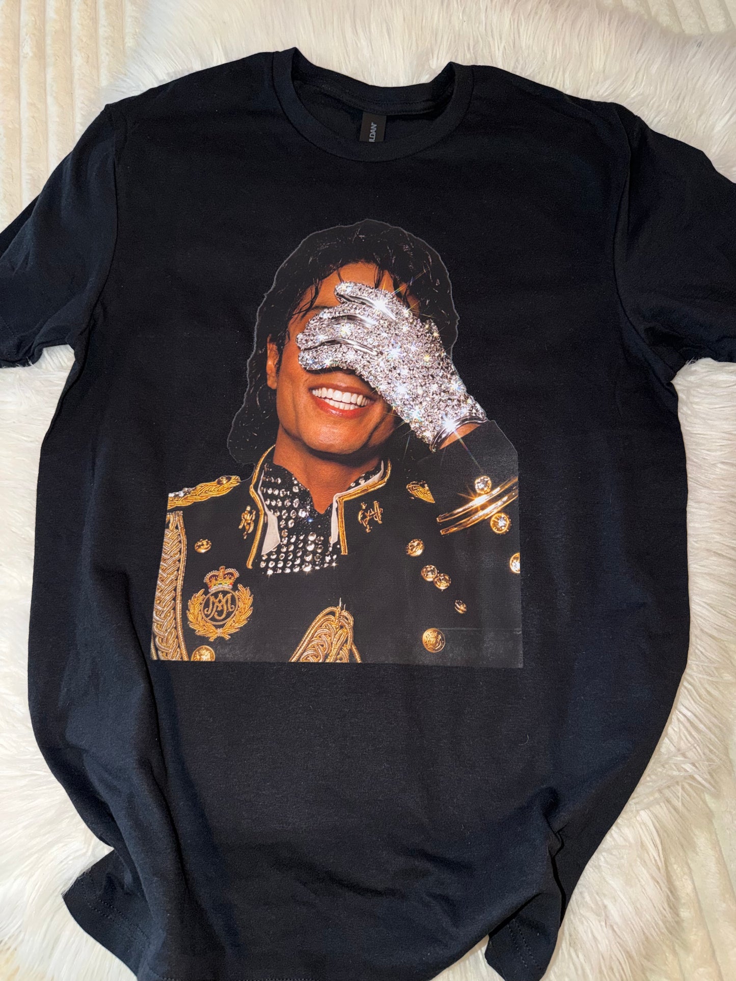 Michael Jackson Glitter Glove Tshirt