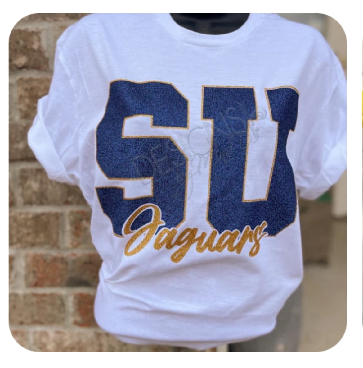 SU Jaguars Glitter Tee