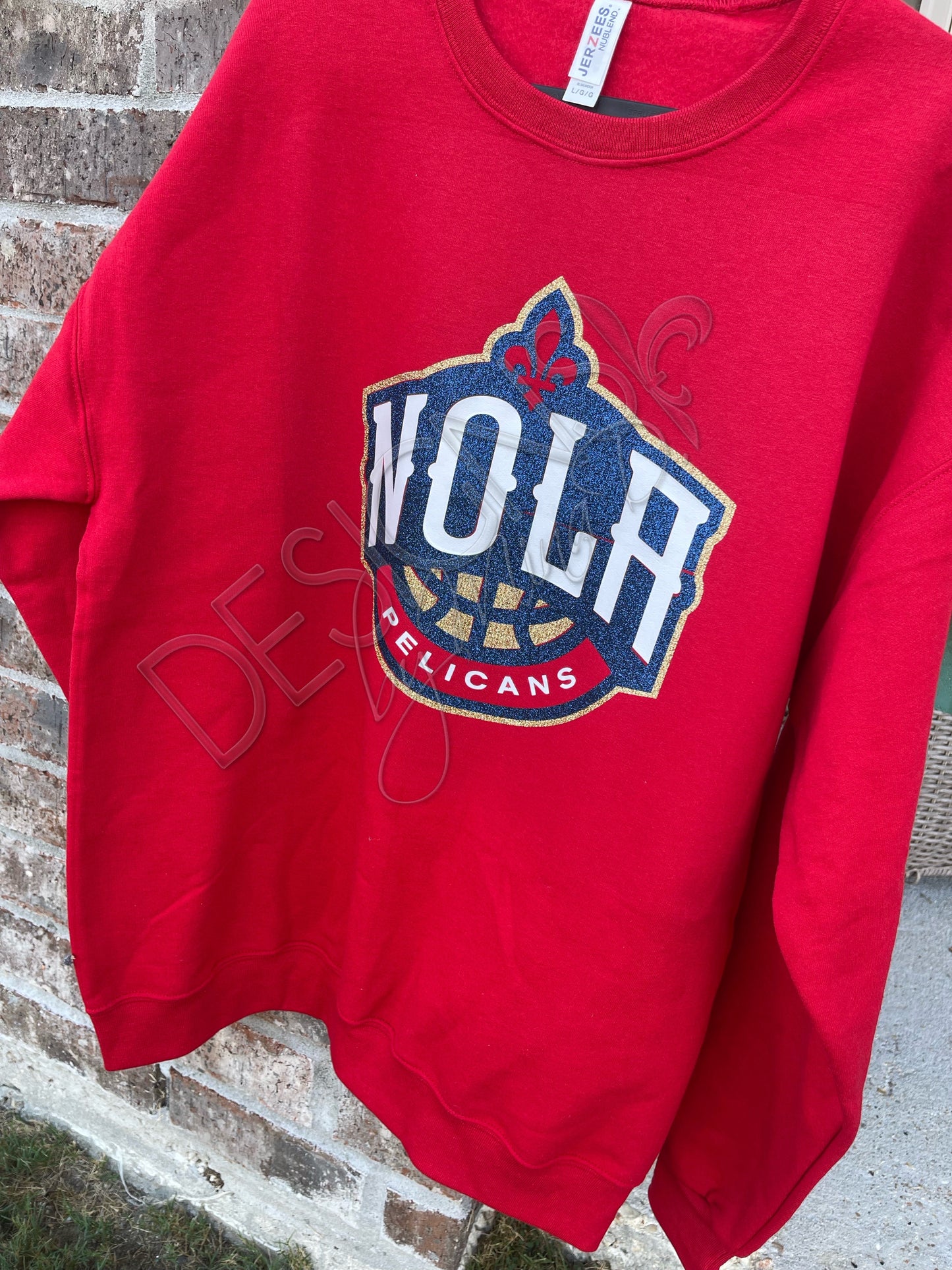 Pelicans Glitter Sweatshirt | Youth | Adult