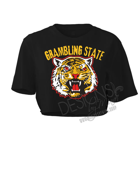 Ladies Cropped Tee | Grambling State | GSU