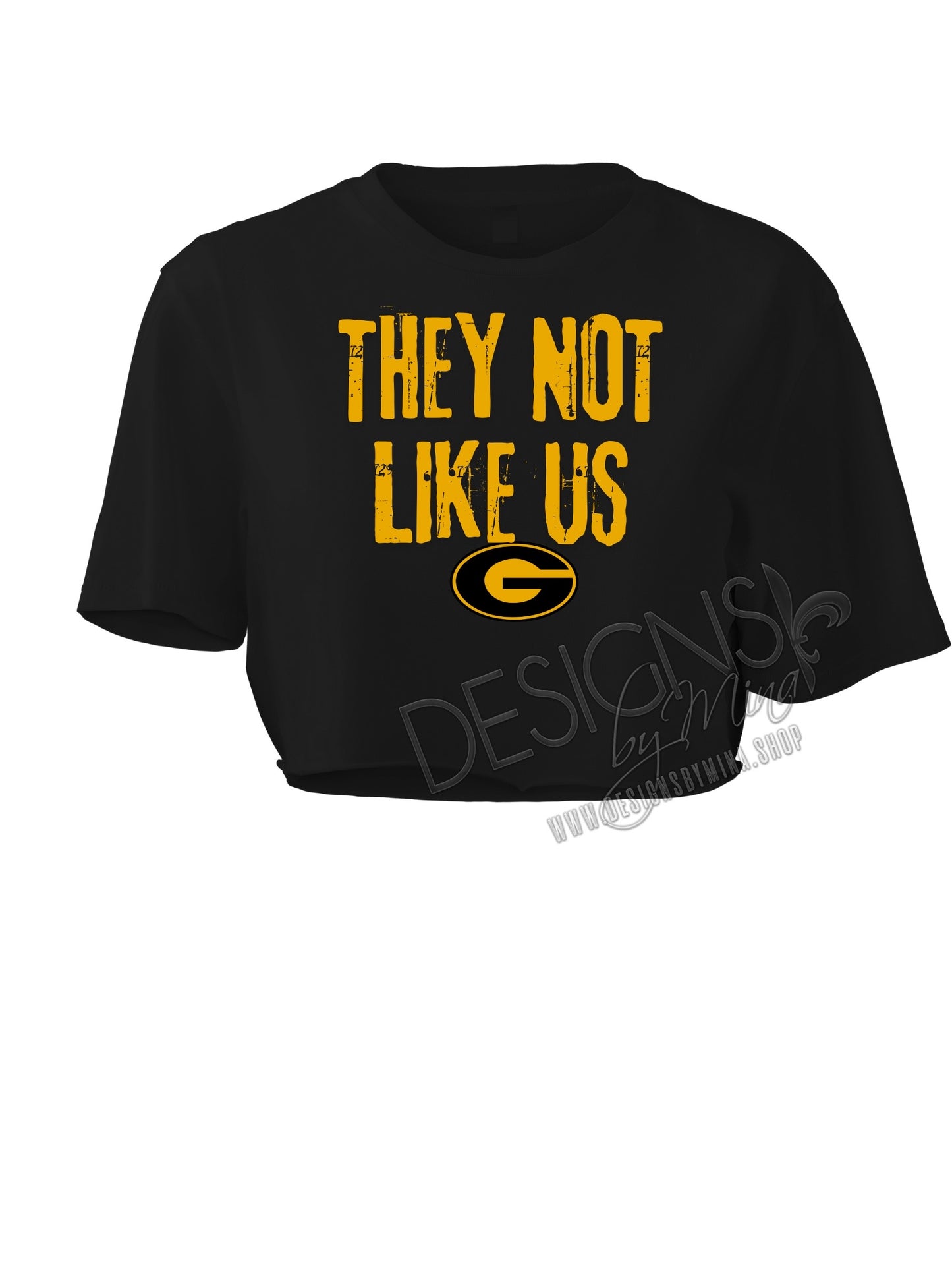 Ladies Cropped Tee | Grambling State | GSU | They Not Like Us