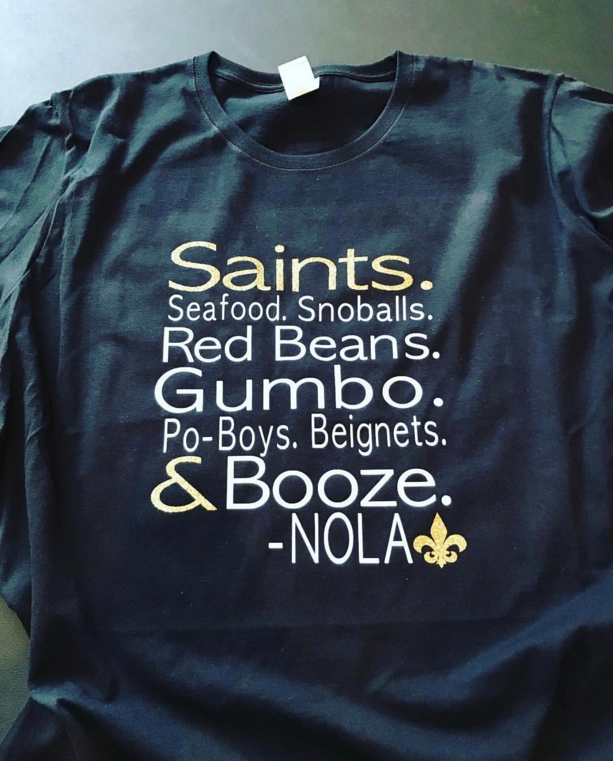 Saints Seafood Snoballs...graphic tee-Unisex Adult Tee-NOLA Saints